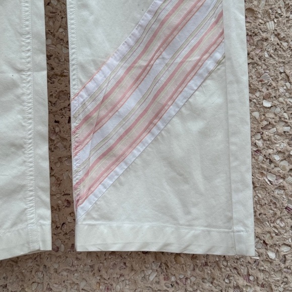 Custo Barcelona White Derailed Wide Leg Pants - Picture 5 of 7